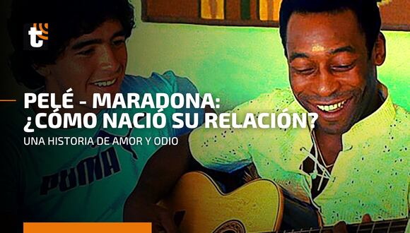 Pelé y Maradona: cómo nació su relación de amor y odio que marcó al fútbol mundial