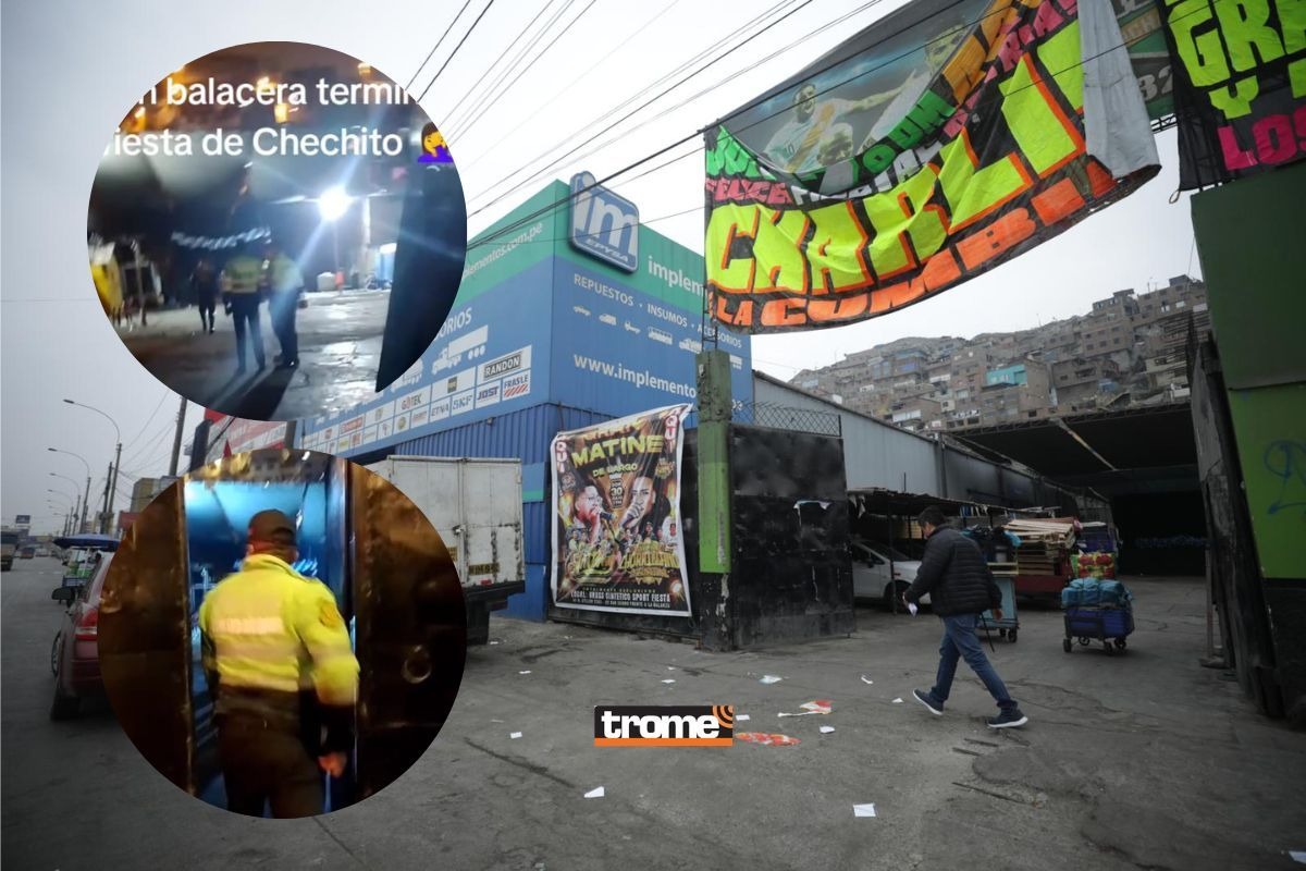 Concierto de música chicha se realizaba con normalidad hasta que llegó desconocido y disparó contra todos. | Foto: Britanie Arroyo / Diario Trome (Composición Trome)