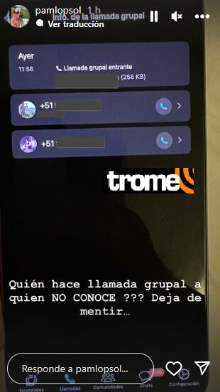 Pamela López muestra pruebas tras ruptura con Christian Cueva.