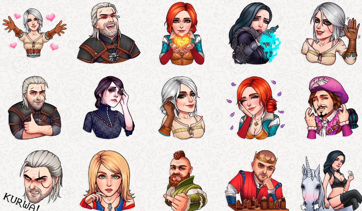 "The Witcher" es la serie de Netflix que tenía que tener sus stickers y así puedes obtenerlos. (Foto: WhatsApp)