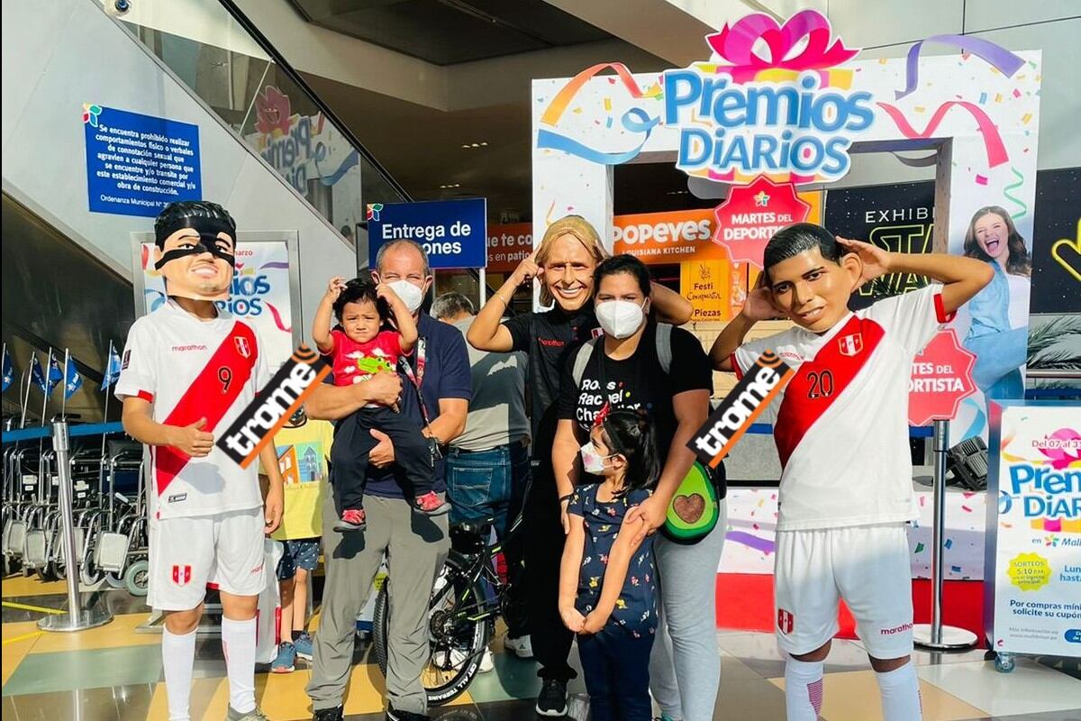 Centros comerciales con diversas actividades para la hinchada por los partidos del amistoso y repechaje. Perú rumbo al Mundial de Qatar. (Isabel Medina / Compos. Trome)