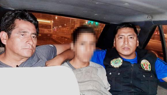 El adolescente que confesó ser el autor del crimen de la menor de 4 años en Independencia fue detenido por la policía en inmediaciones del Mercado de Frutas. (Foto: Mininter)