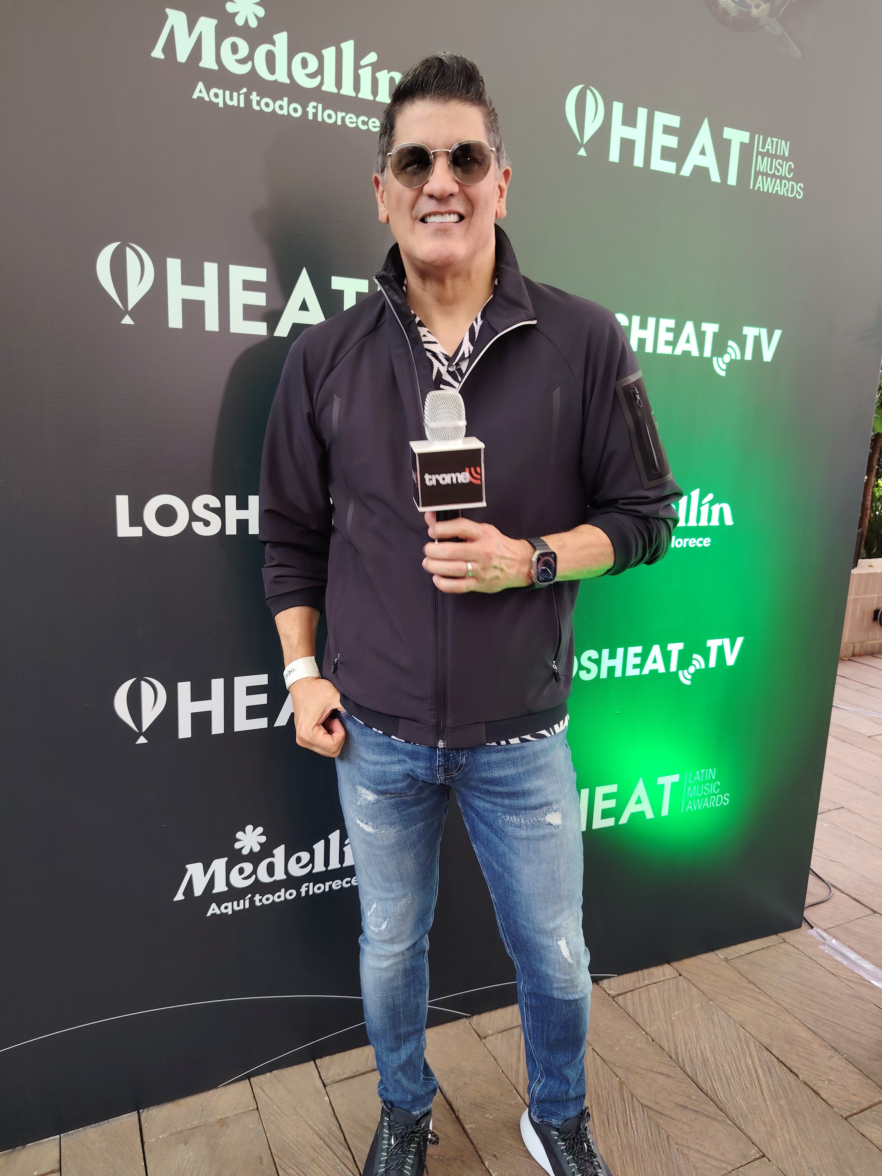 Eddy Herrera en los premios Heat 2025