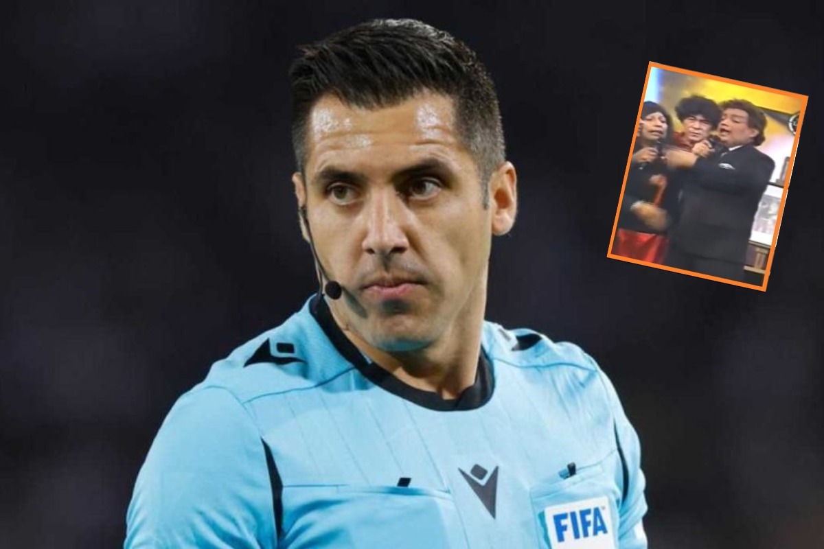 Arbitro chileno Cristian Garay fue muy criticado en redes sociales. (Twitter)