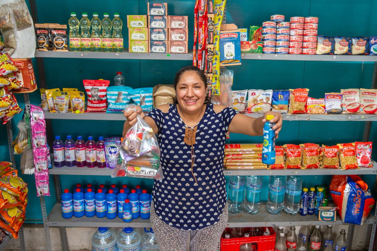 Vendía en la calle antes de poner su negocio en San Martín de Porres. Foto: Allengino Quintana.