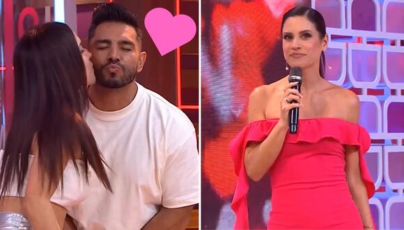 Rosangela Espinoza besa a Rafael Cardozo