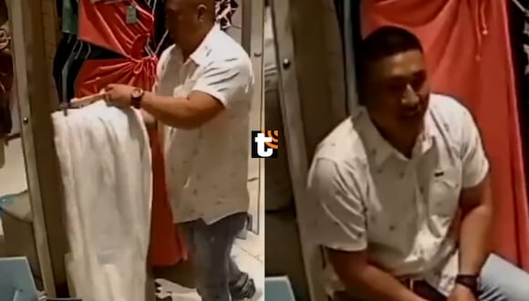 Robo en tienda de bikinis en el Jockey Plaza