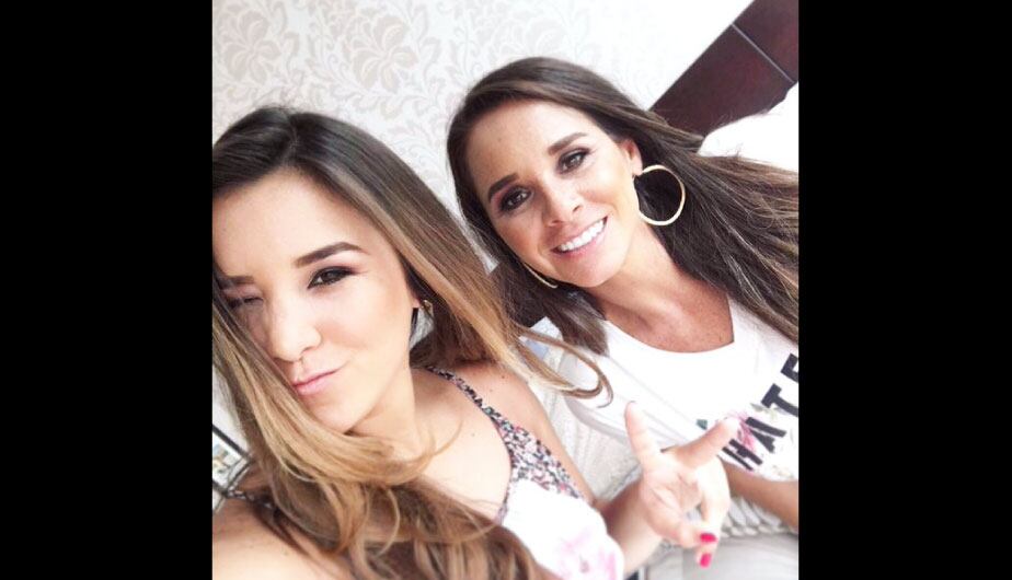 Daniela Doberti Ego-Aguirre junto a su engreída, Alessandra Fuller. (Instagram Alessandra Fuller)