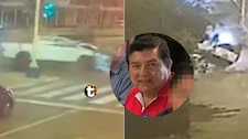 ¡Patrullero dejó a hombre en UCI en Jesús María! Unidad policial se pasó luz roja y chocó camioneta