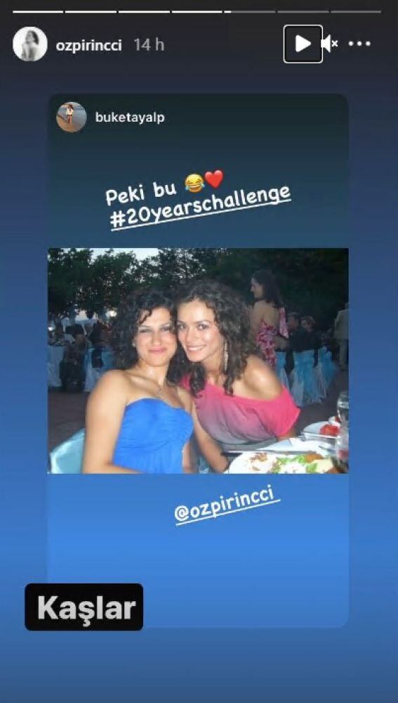 Así lucía Özge Özpirinçci a sus 15 años. (Foto: Özge Özpirinçci/ Instagram)