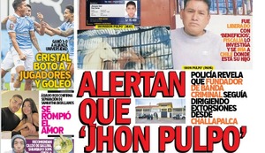 ALERTAN QUE ‘JOHN PULPO’ ALISTA FUGA