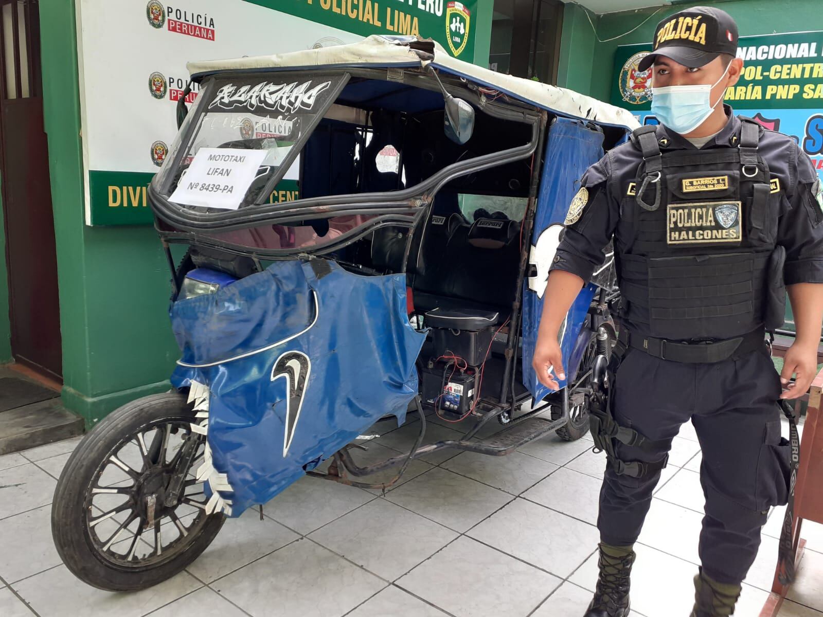 Madre de familia da detalles del violento atraco que fue víctima cuando fue arrastrada por unos delincuentes en mototaxi para robarle su celular y dinero de su negocio. (foto TROME)