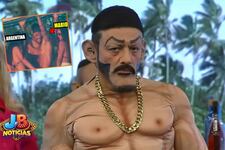 Mario Irivarren y Said Palao: JB presentó su parodia del comentado ampay en Argentina