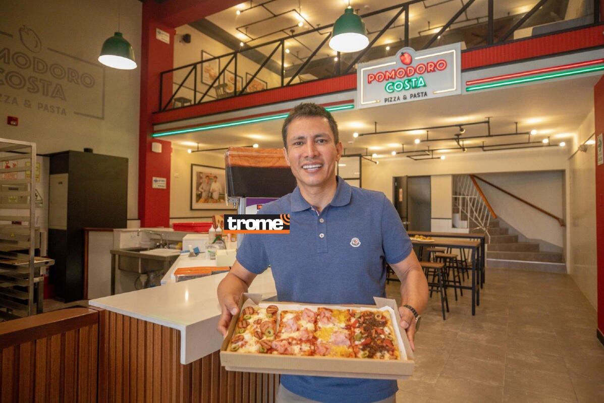 Con su nueva marca, Renzo Costa abrió su primer restaurante Pomodoro Costa de formato grande, dedicado a pastas y pizzas. (Entrevista: Isabel Medina / Foto: Britanie Arroyo / Trome).