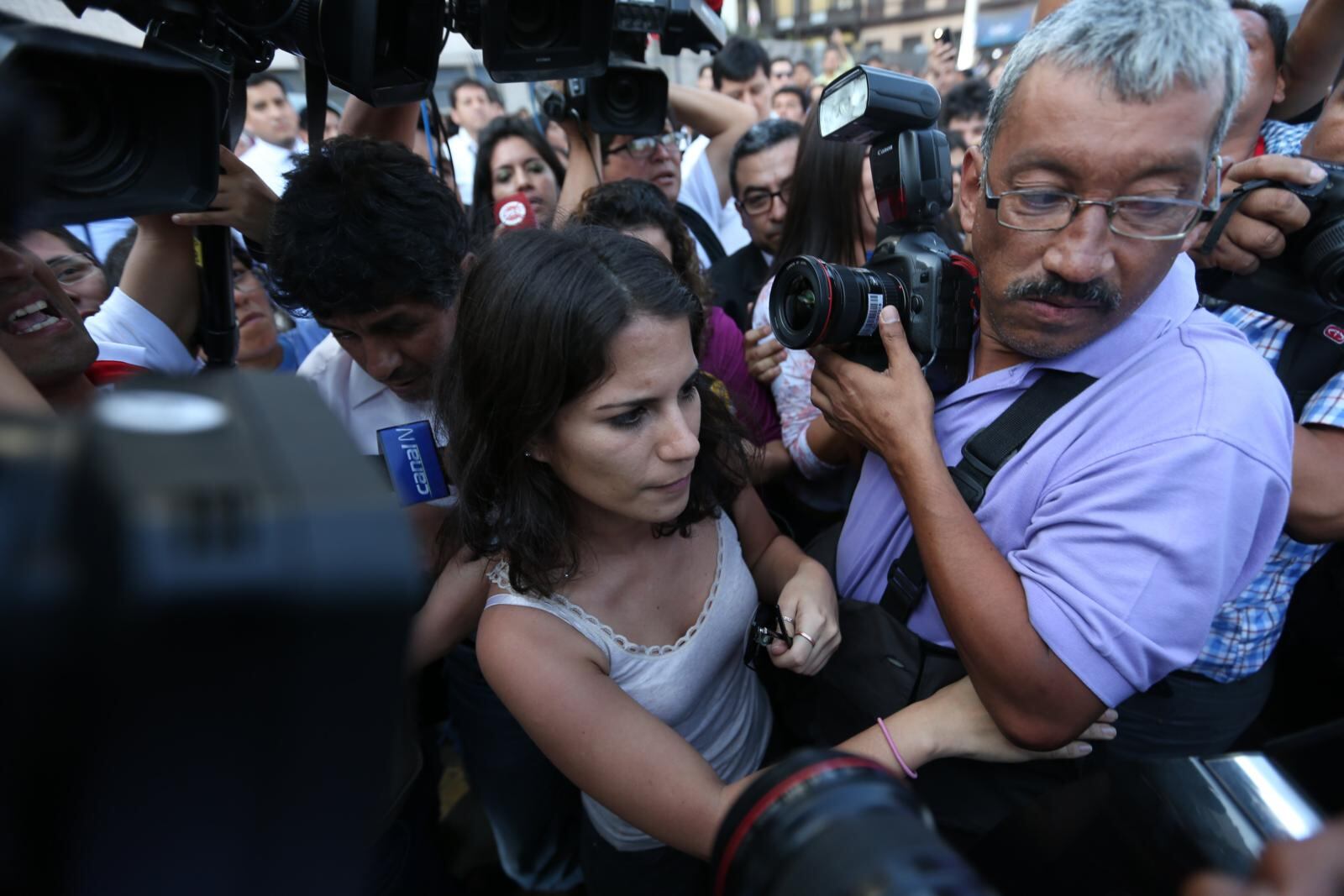 Eva Bracamonte fue declarada inocente del crimen de su mamá. (GEC)