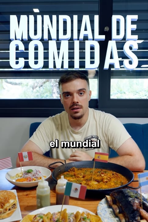 Ibai Llanos anuncia el 'Mundial de Comidas' tras la victoria de Perú con el pan con chicharrón en el 'Mundial de desayunos'.