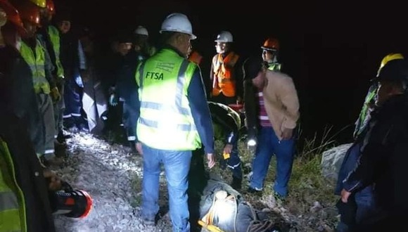 Un muerto tras descarrilamiento de tren