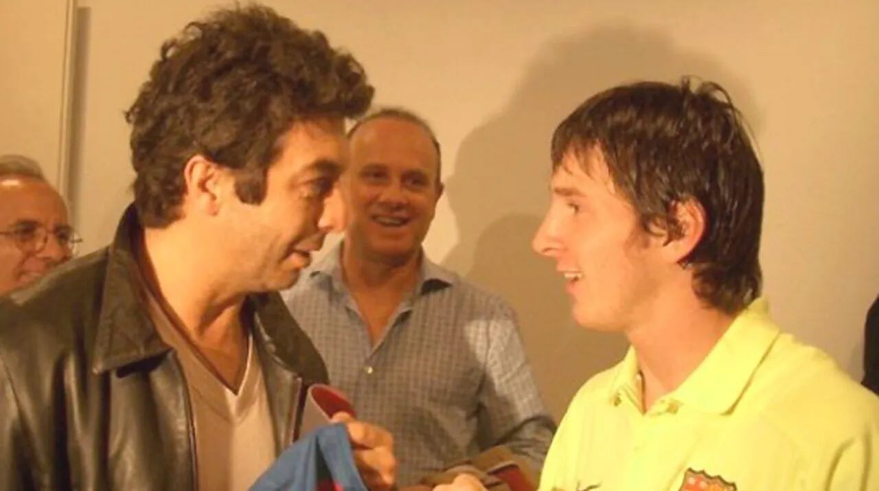 Lionel Messi y Ricardo Darín. El 10 de Barcelona es admirador del actor argentino.