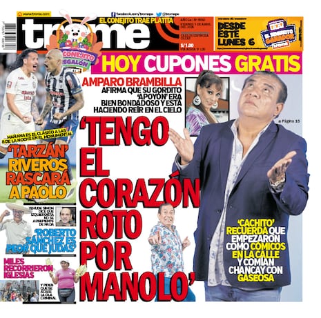 ‘TENGO EL CORAZÓN ROTO POR MANOLO’