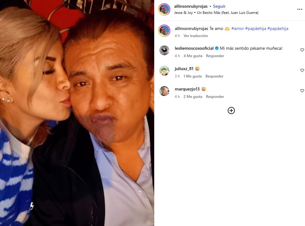 Hija de Manolo Rojas le dedica conmovedor mensaje.