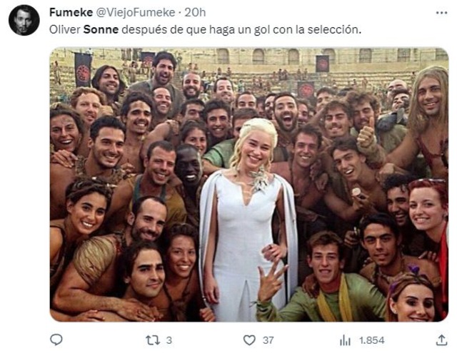 Usuarios de redes sociales trolearon a Oliver Sonne con divertidos memes