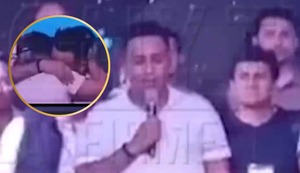 Cueva se interna en retiro espiritual y llora con su esposa: Protagonizan emotivo abrazo