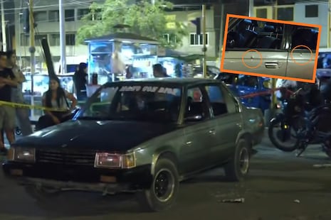 Comas: Extorsionadores balean colectivo con tres pasajeros | VIDEO