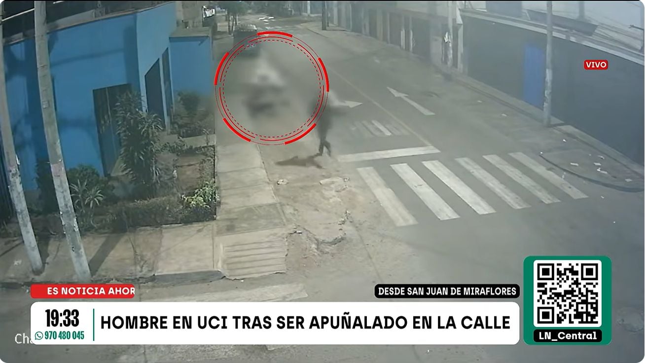Menor apuñaló un hombre por la espalda en San Juan de Miraflores. Foto: Latina