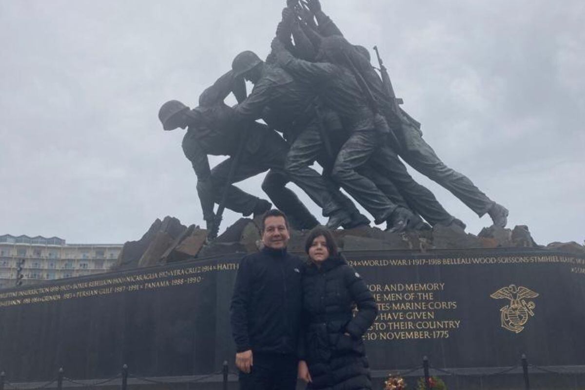 Ney Guerrero también estuvo en Washigton con su hija ( Foto: Trome)