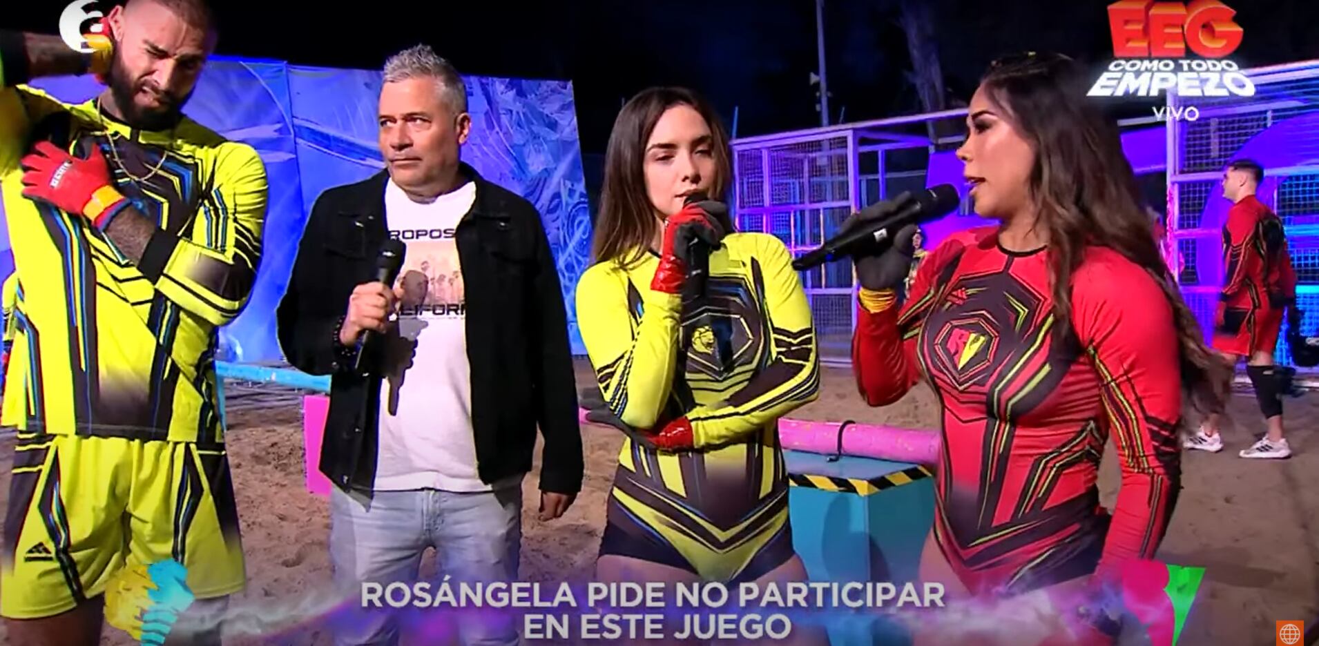 Participantes de 'EEG' se pelean en vivo. (Foto: América Televisión)