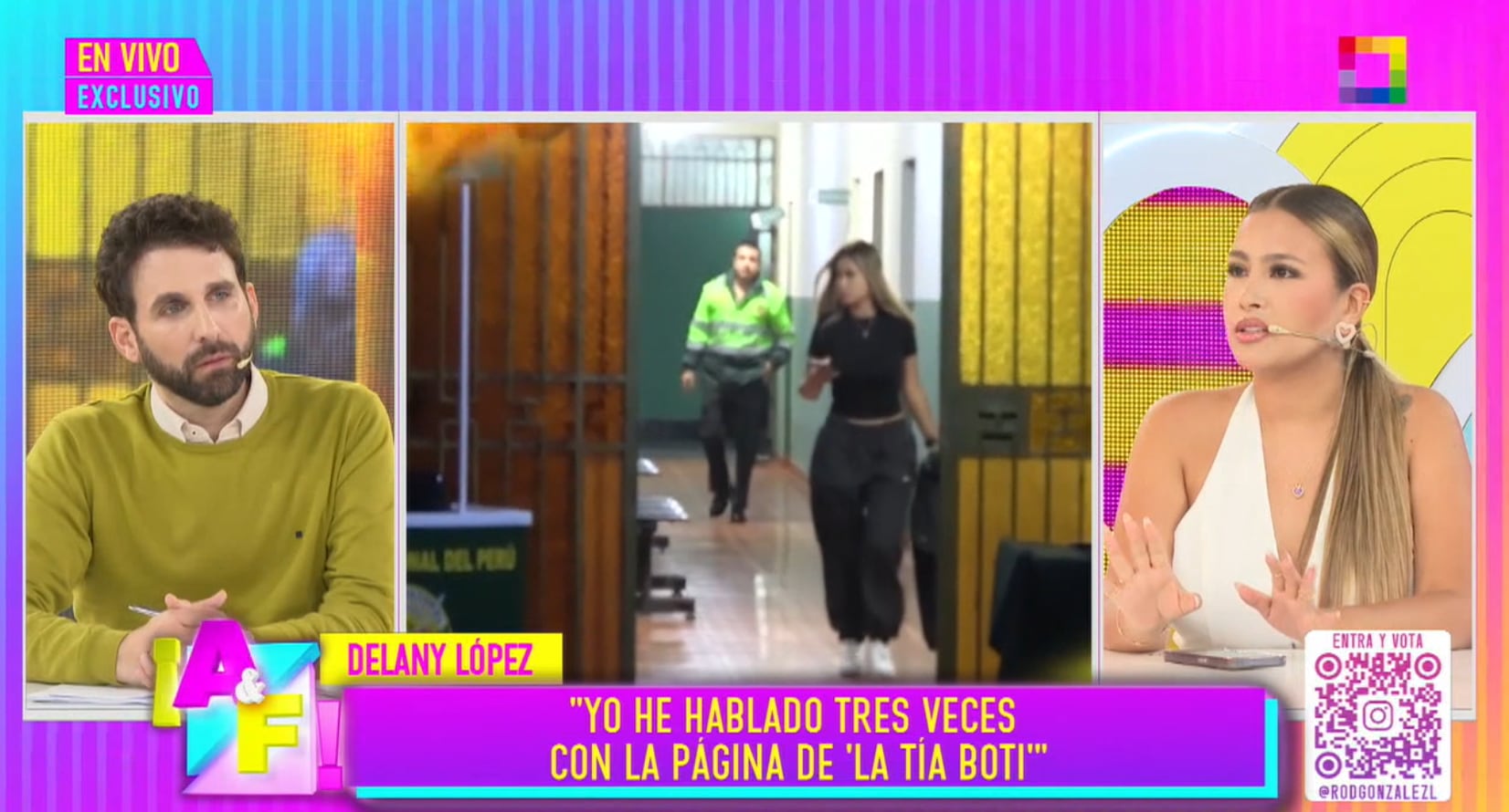Delany López revela que la cuenta 'La Tía Boti' le escribió por video donde aparece la 'Foquita'.