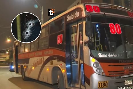 ¡Terror en SJM! Bus de Nueva América es atacado a balazos en plena ruta