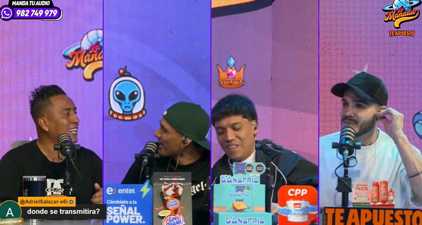 Christian Cueva visita La Manada