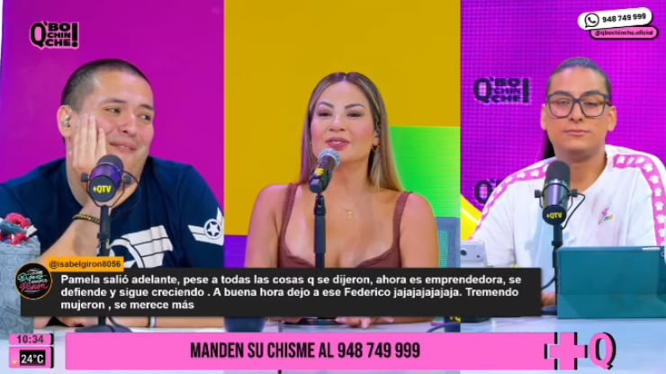 Pamela López tilda de "federico" a Christian Cueva y reconoce que fue "migajera".