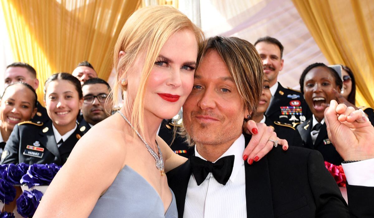 Nicole Kidman y Keith Urban asisten a la 94ª entrega de los Oscar en el Dolby Theatre de Hollywood, California, el 27 de marzo de 2022 (Foto: Valerie Macon / AFP)
