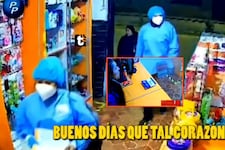 ¡Rateros disfrazados causan terror! Pareja de delincuentes amordaza a dueña de farmacia en Cajamarca