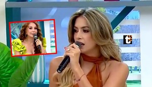 Milett Figueroa ‘HARTA’ que le pregunten por Marcelo Tinelli y parcha a Janet Barboza: “Ya suéltenlo ¿no?”