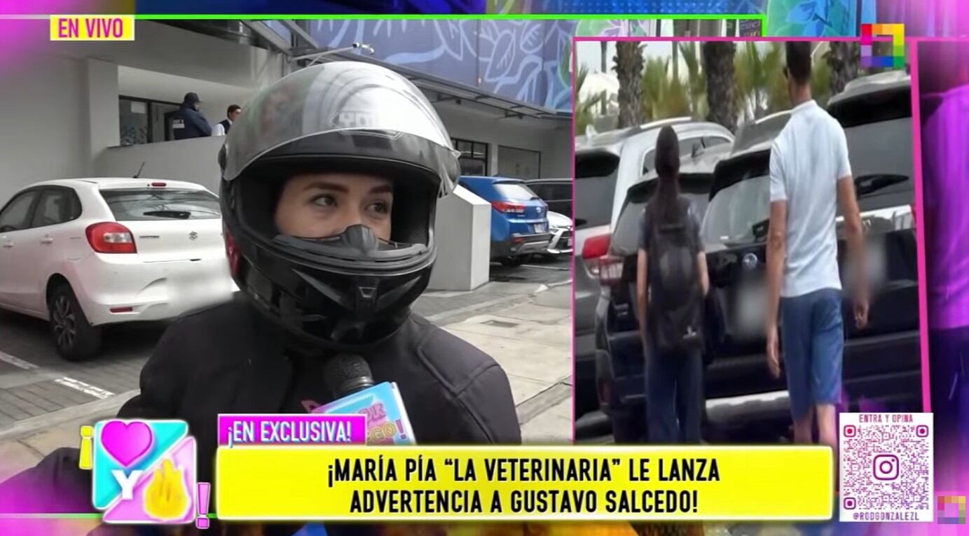 María Pía Vallejosante las cámaras de 'Amor y fuego'.