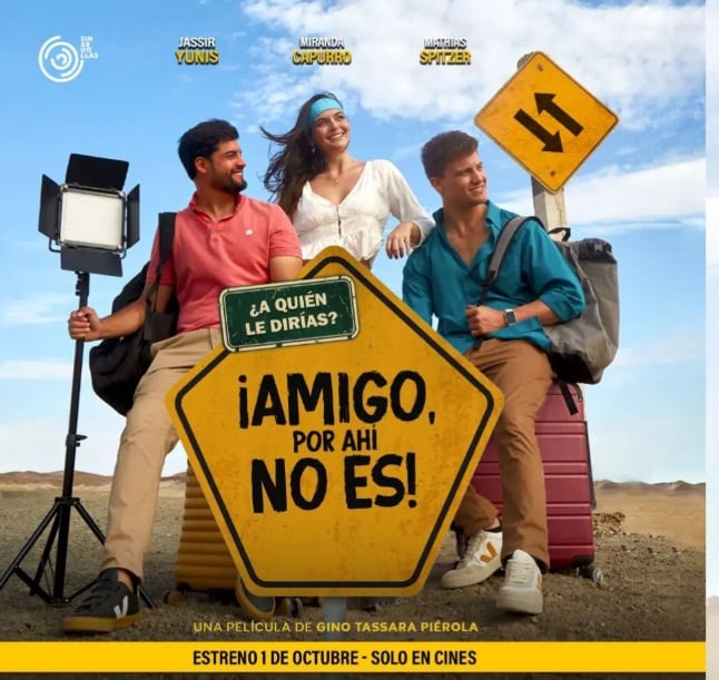 Protagonistas de 'Amigo, por ahí no es'