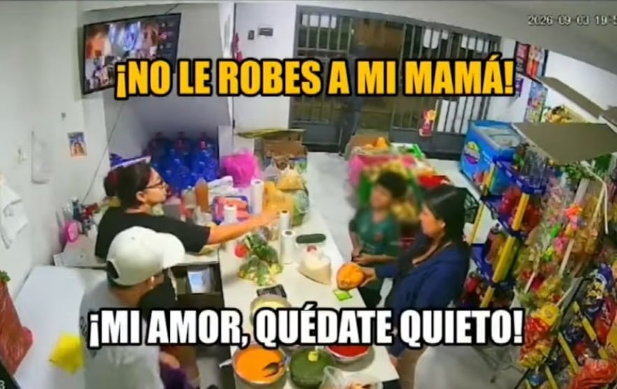 “No le robes a mi mamá”: El dramático pedido de un niño a delincuente que asaltó a su progenitora en Trujillo