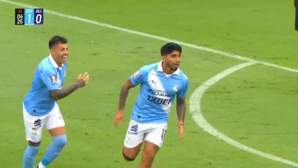 Luis Iberico abrió el marcador a favor de Sporting Cristal vs. Alianza Lima por la jornada 14 del Torneo Clausura 2026 en el estadio Alberto Gallardo.