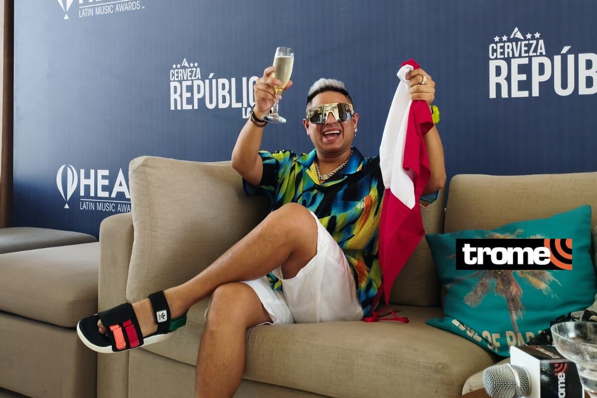 JP el Chamaco arrasó con su música de Reparto en el show case previo a los Premios Heat. (Foto. Carla Chevez)