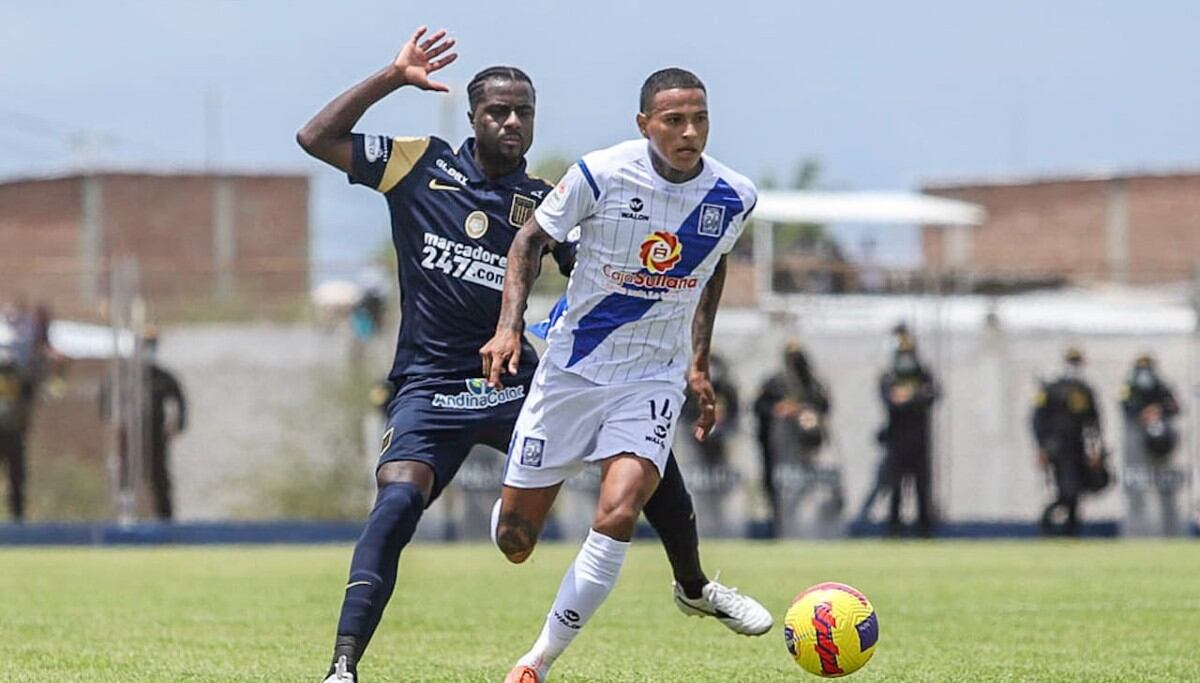 Christian Ramos quedó mal parado en varias jugadas y fue reemplazado Foto: Liga 1.