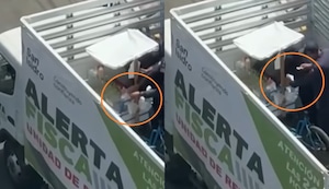 San Isidro: Captan a fiscalizadores comiendo el cebiche de carretilla que decomisaron | VIDEO