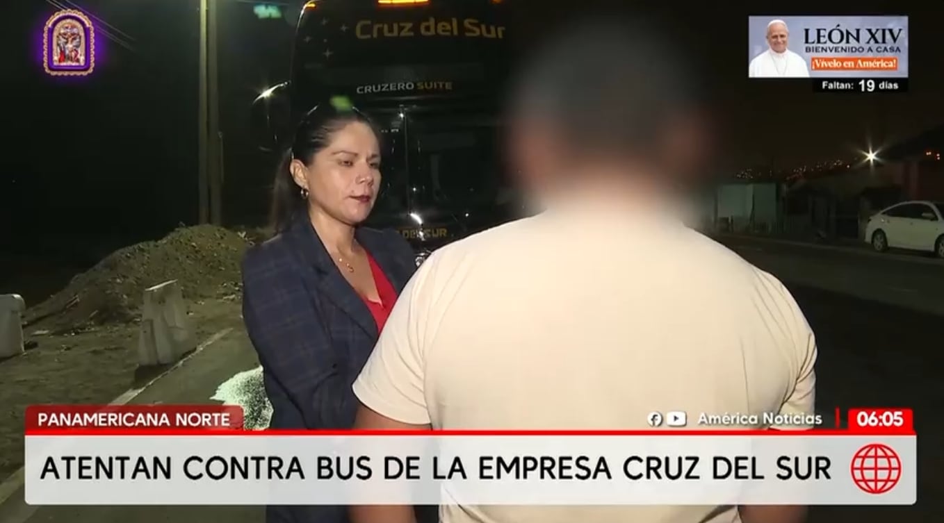 El chofer no se detuvo y continuó su rumbo hasta alejarse de los atacantes