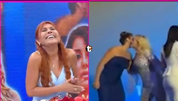 TROME | Magaly Medina se burló del beso de Gisela Valcárcel y Karla Tarazona. Video: ATV