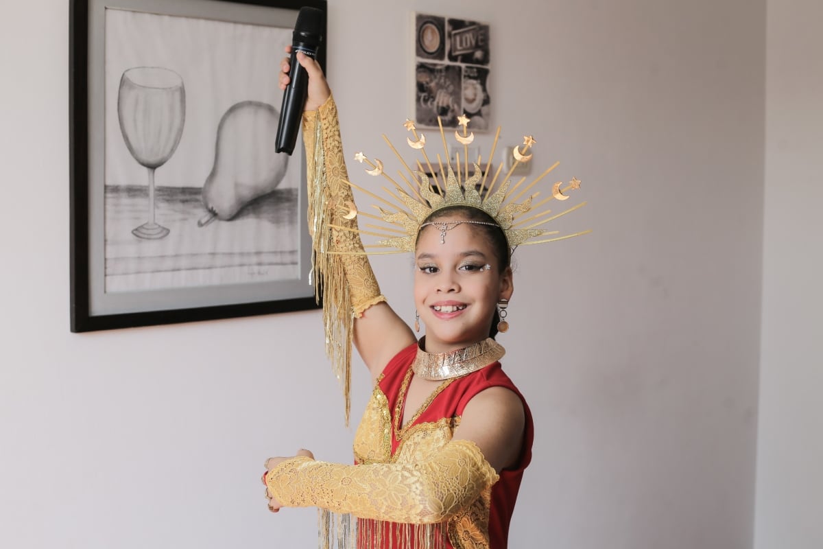 Conoce la historia de Kamila Bolívar, la 'faraonita' de la cumbia. Foto: Gerardo Marín.