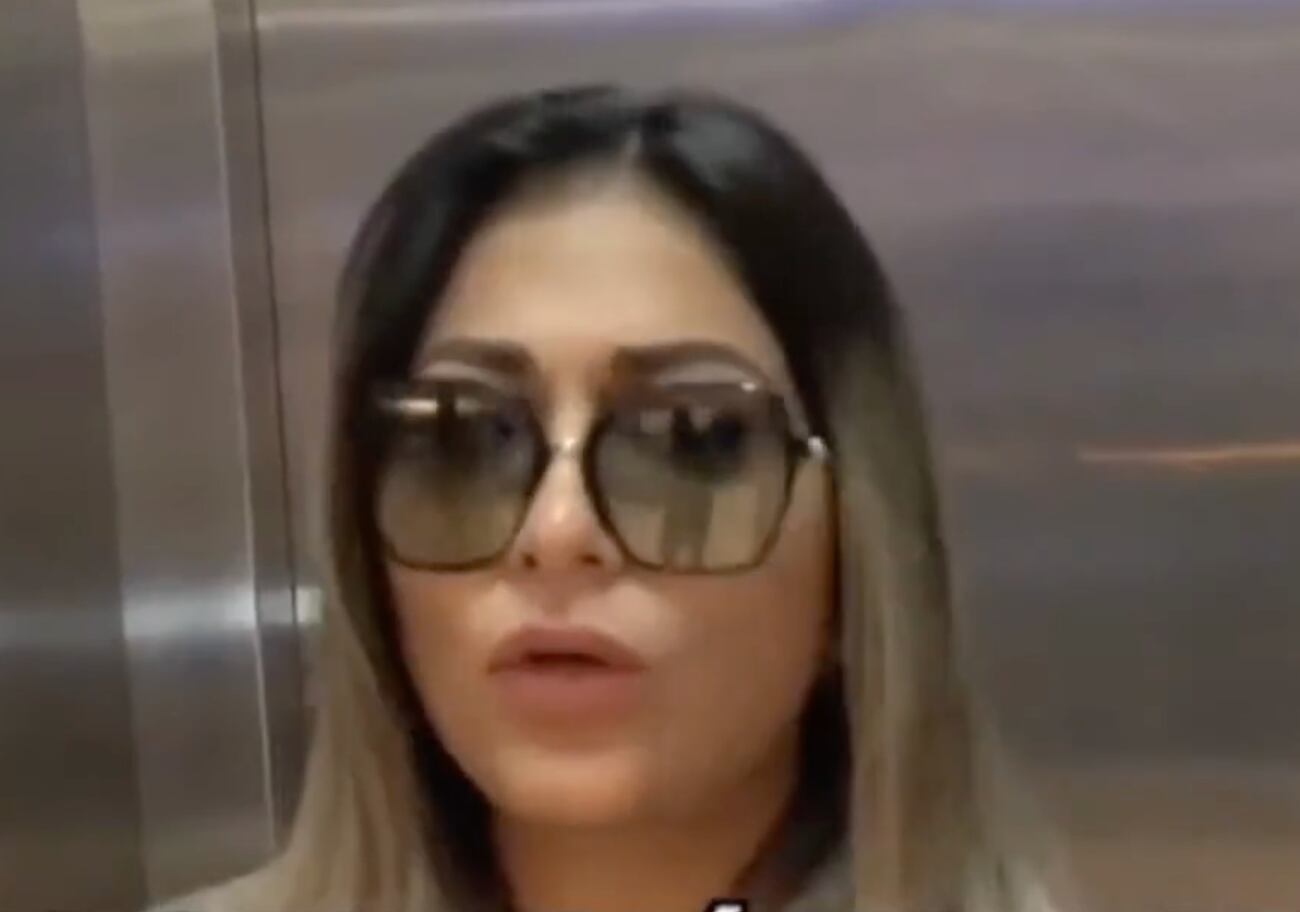 Karen Bustamante fue ampayada con el esposo de Leysi Suárez en el 2023