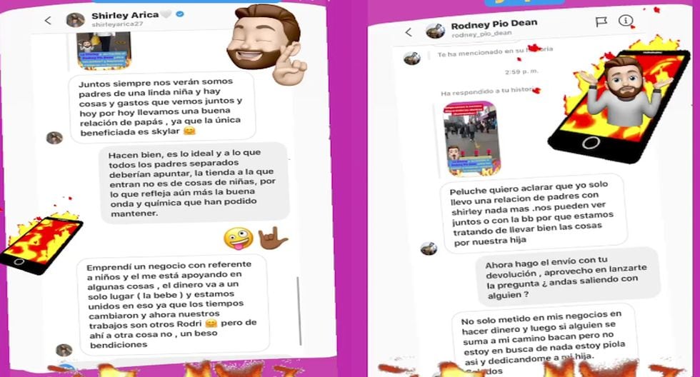 Shirley Arica y Rodney Pío aclararon el tema con 'Peluchín'. (Instagram)