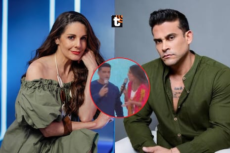 Rebeca Escribens protagoniza tenso momento EN VIVO con Christian Domínguez y lo tilda de “adefesio”: “No ...